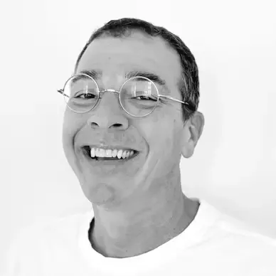 Tim Fazio headshot black and white